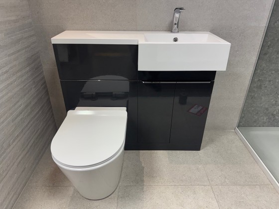 Linear Compact 100cm Unit With Basin Mixer 